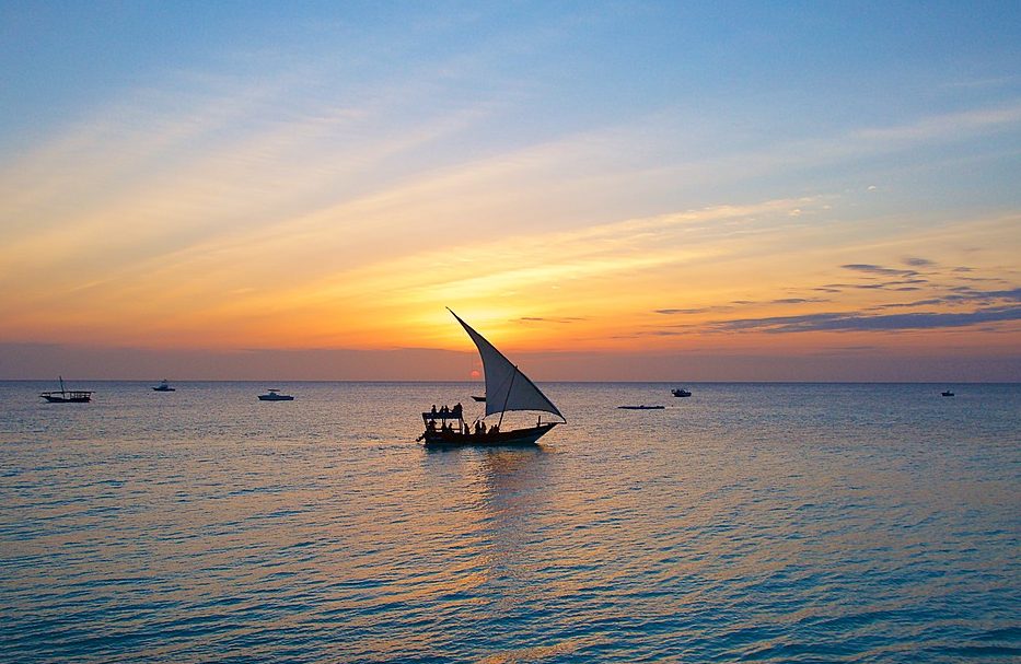 Sunset in Zanzibar, Tanzania